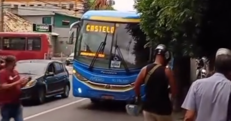 VÍDEO: Suspeito de assaltar ônibus tenta fugir por canal de Alameda em Niterói