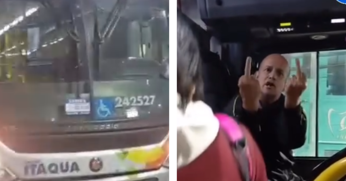 VÍDEO: Idoso denuncia motorista por supostas ofensas durante embarque em ônibus em Itaquaquecetuba